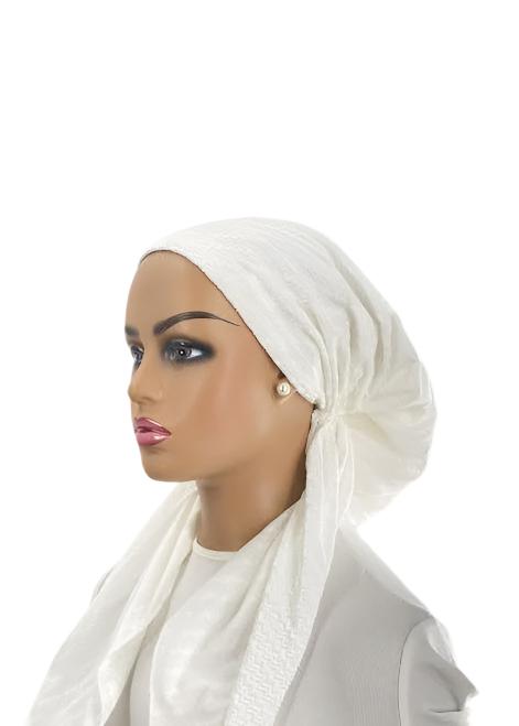 headscarf chevron sheen versatile