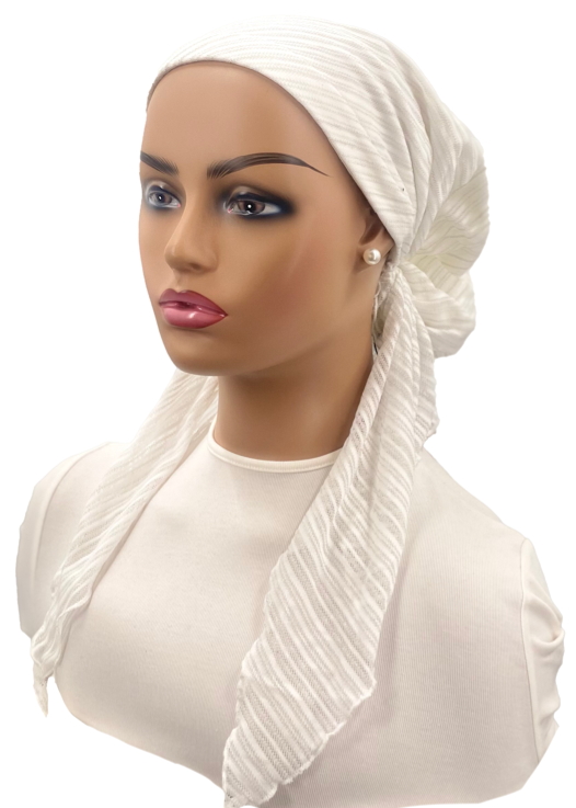 headscarf shimmering stripes