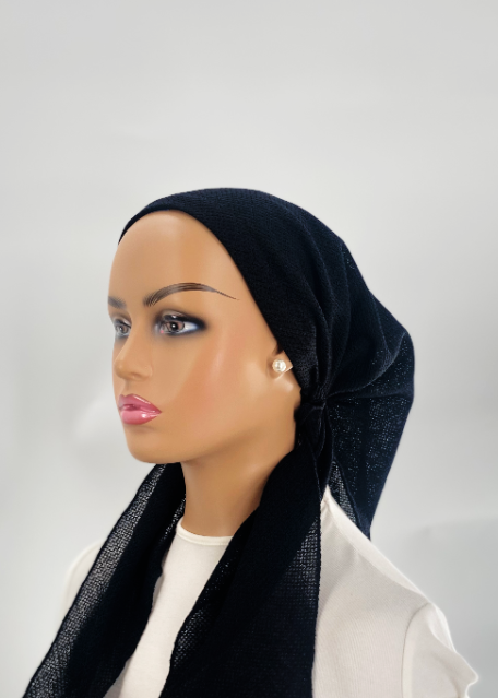 headscarf solid pique versatile