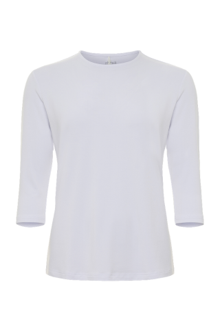 shell 3/4 sleeve viscose and spandex