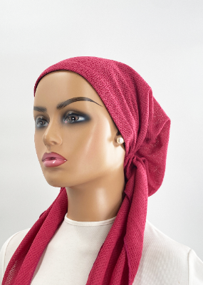 headscarf solid pique versatile