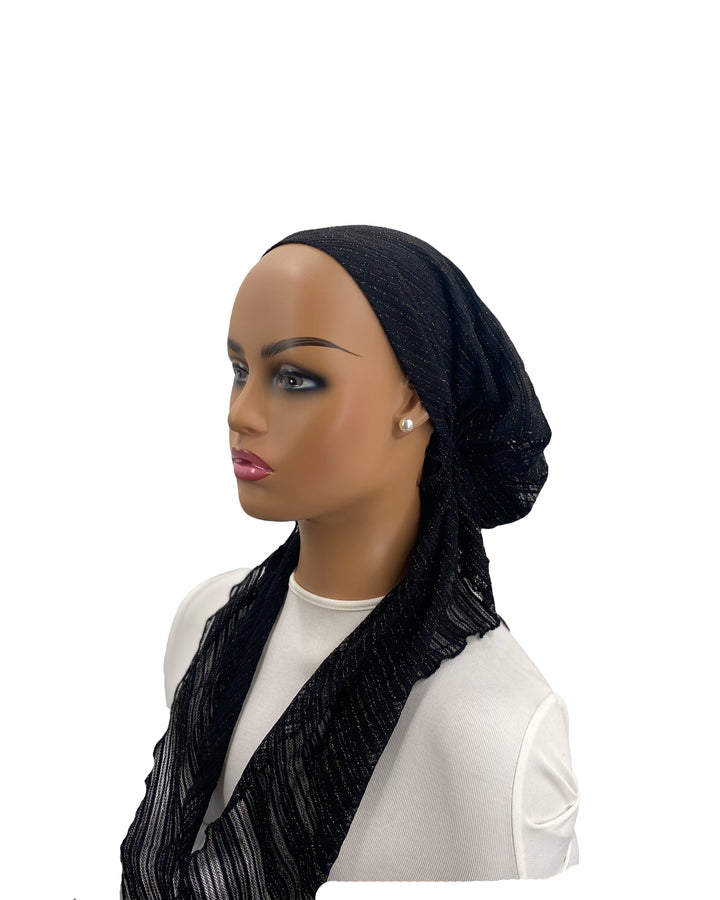 headscarf shimmering stripes