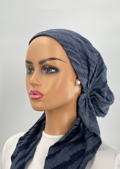 headscarf embossed braids