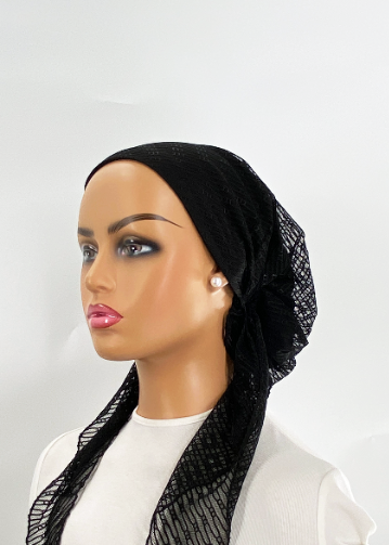 headscarf hairpin lace