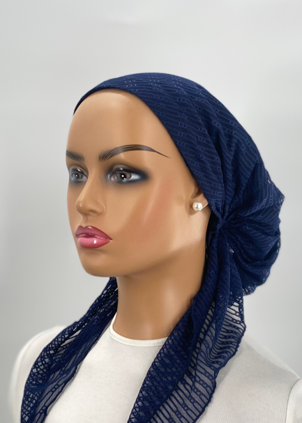 headscarf hairpin lace