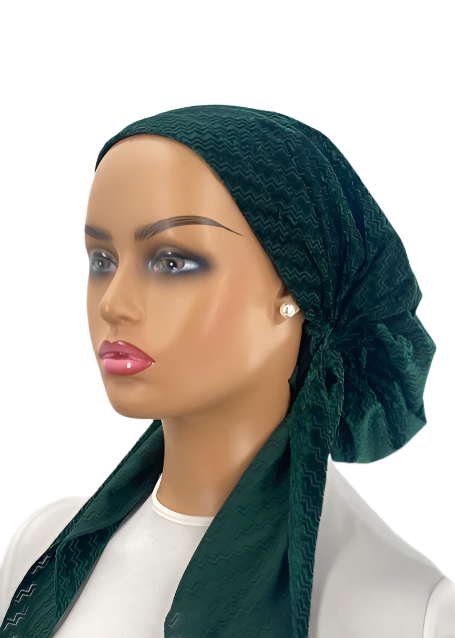 headscarf chevron sheen versatile