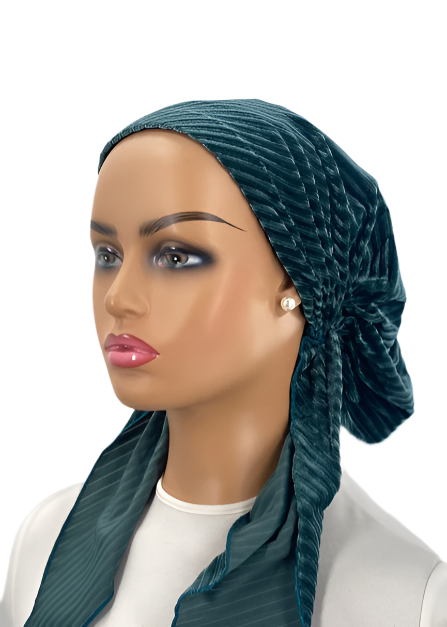 headscarf velvet stripes versatile