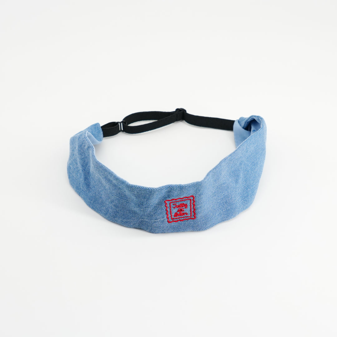 sweatband denim stamp