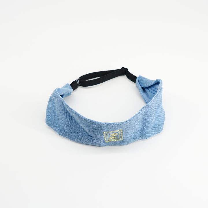 sweatband denim stamp
