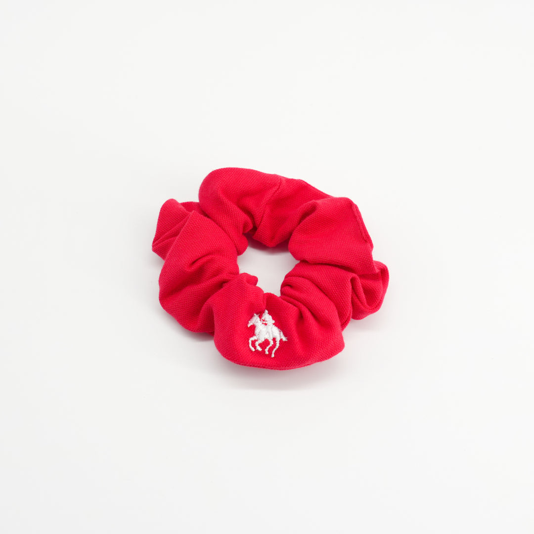 pony scrunchie polo