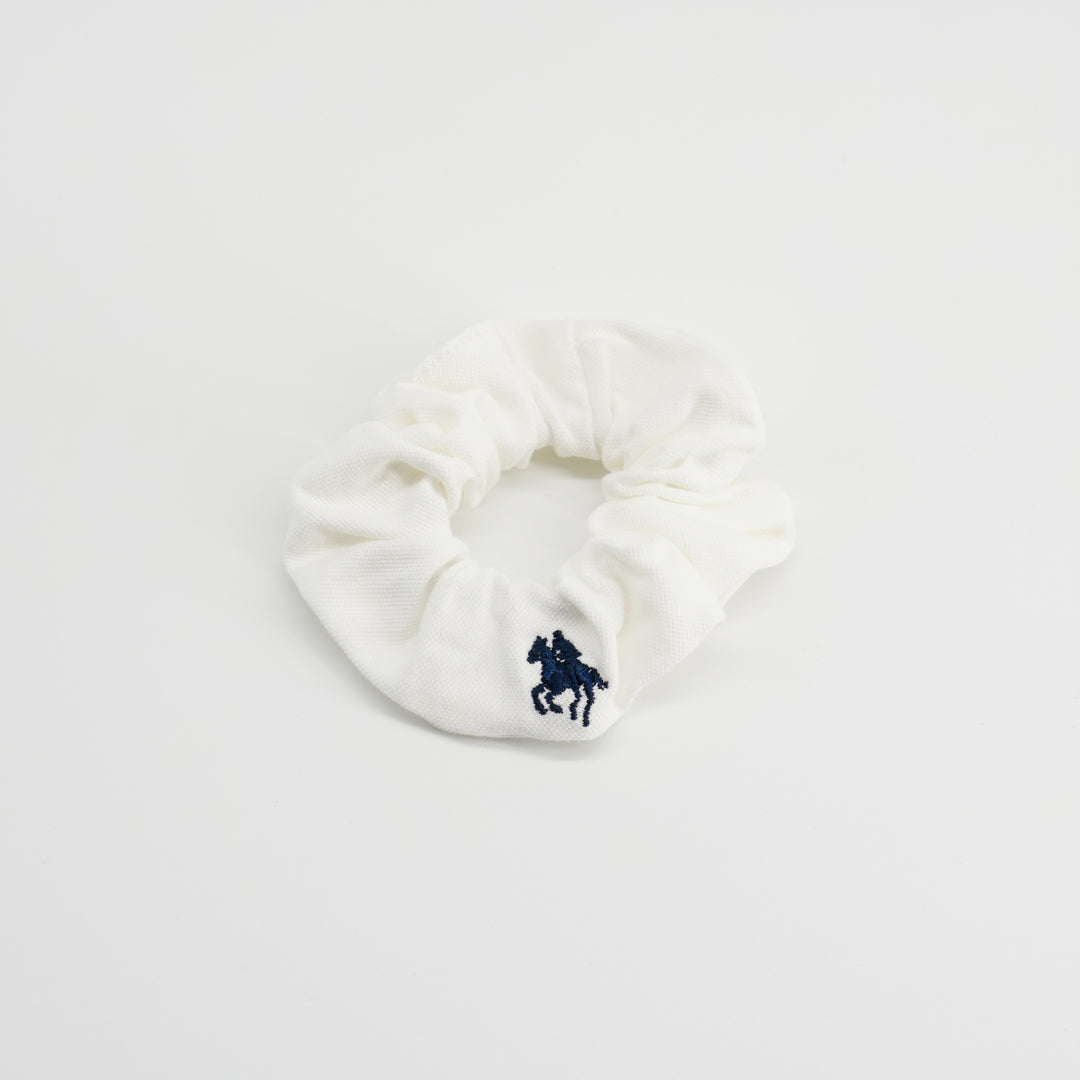 pony scrunchie polo