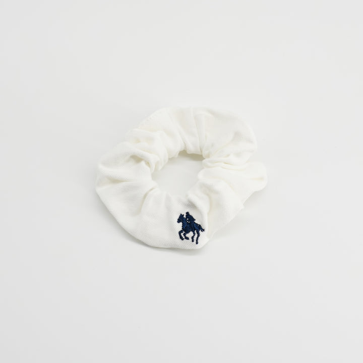 pony scrunchie polo