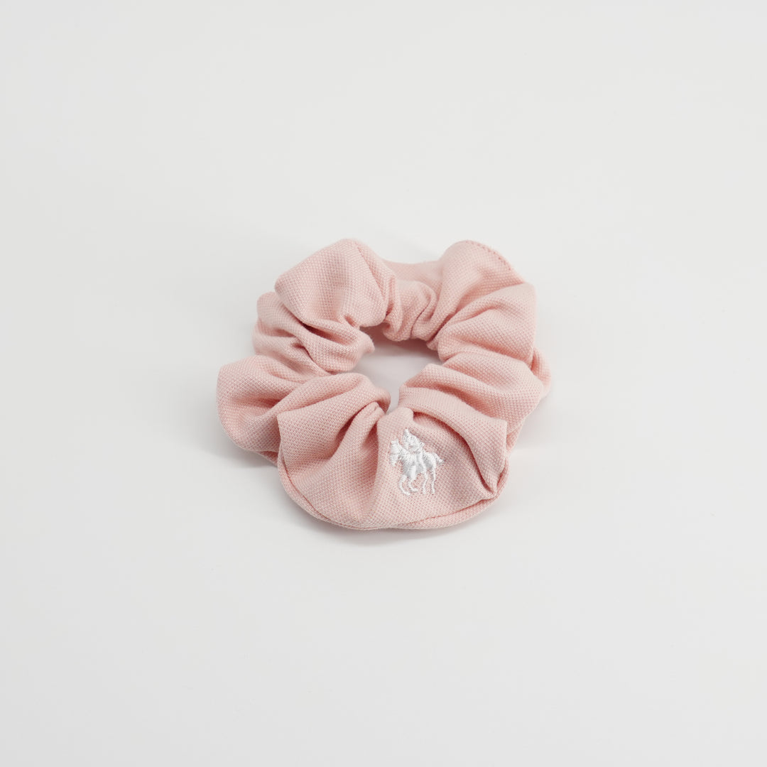 pony scrunchie polo