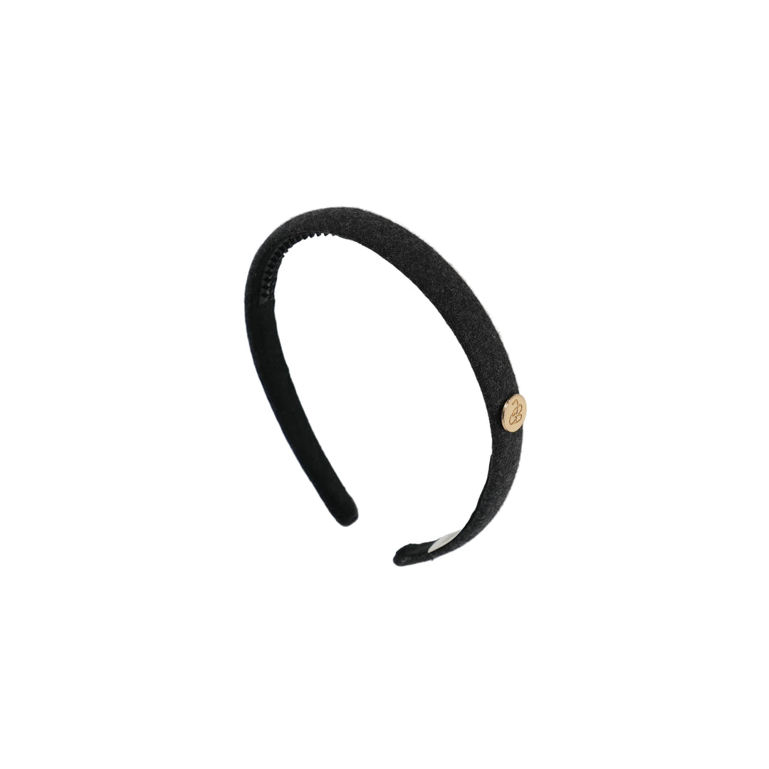 headband narrow wool tux