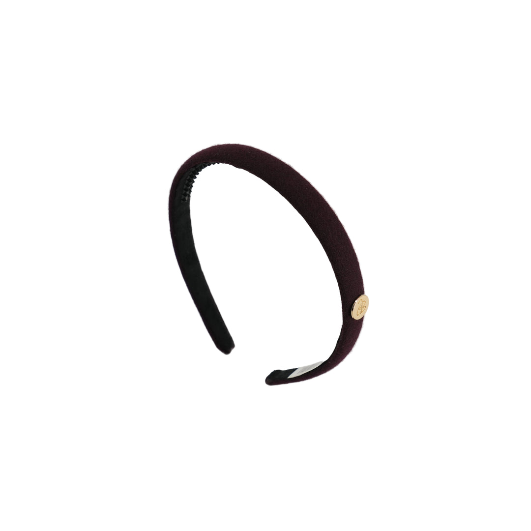 headband narrow wool tux