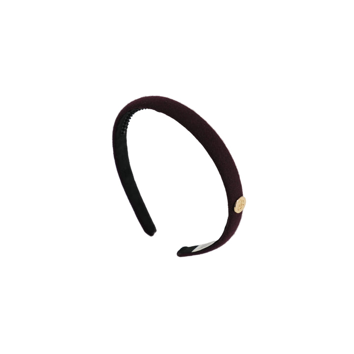 headband narrow wool tux