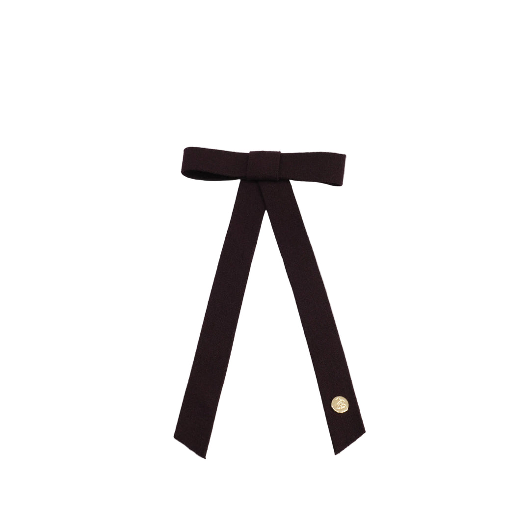 clip wool tux bow
