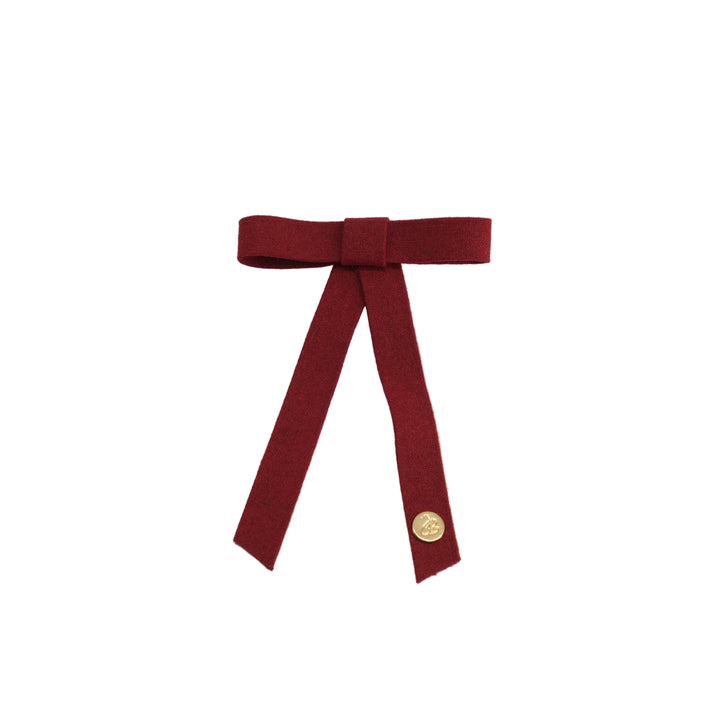 clip wool tux bow