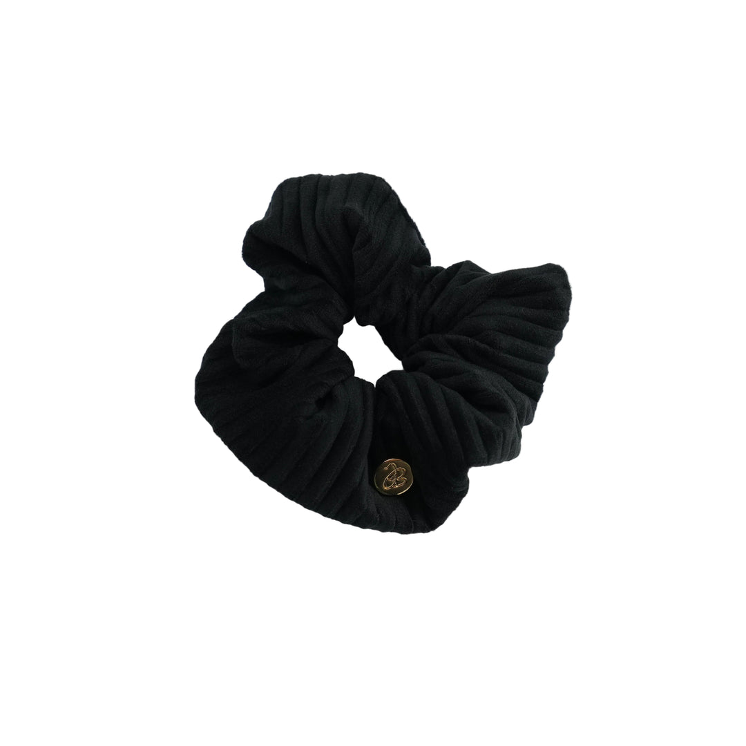 pony scrunchie crinkle velour