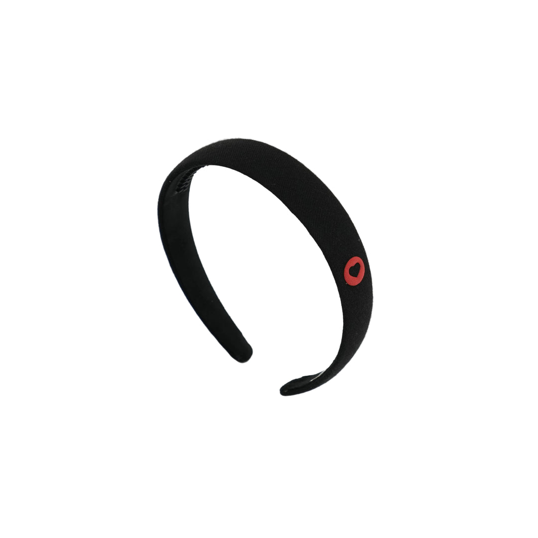 headband cut out heart logo