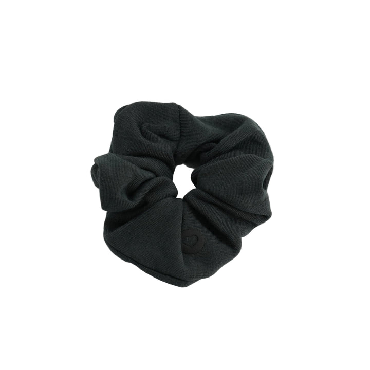 pony scrunchie cut out heart logo