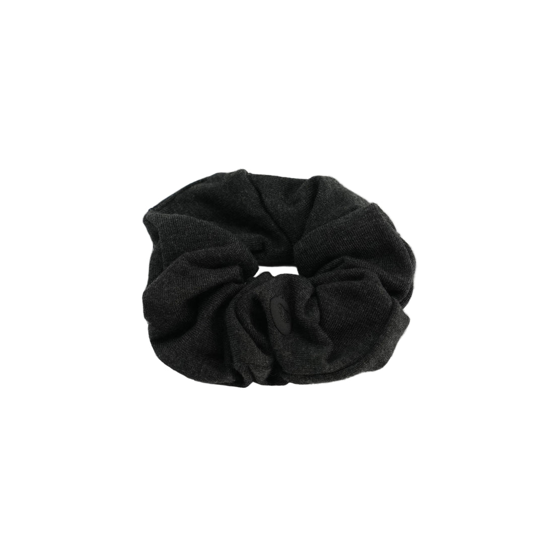 pony scrunchie cut out heart logo