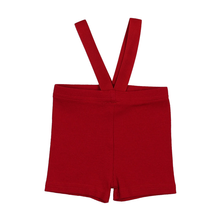 shorts ribbed suspender