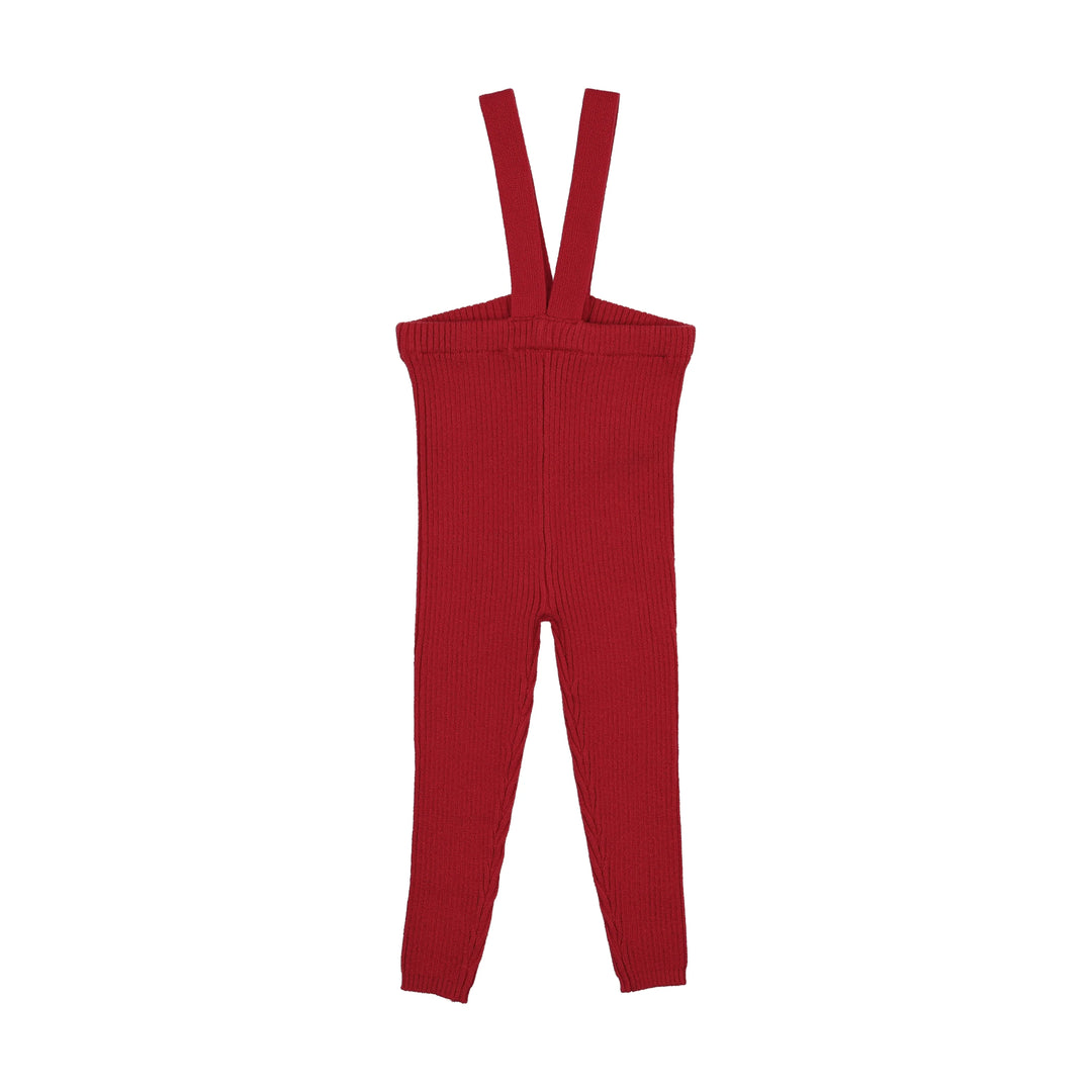overall knit long suspender