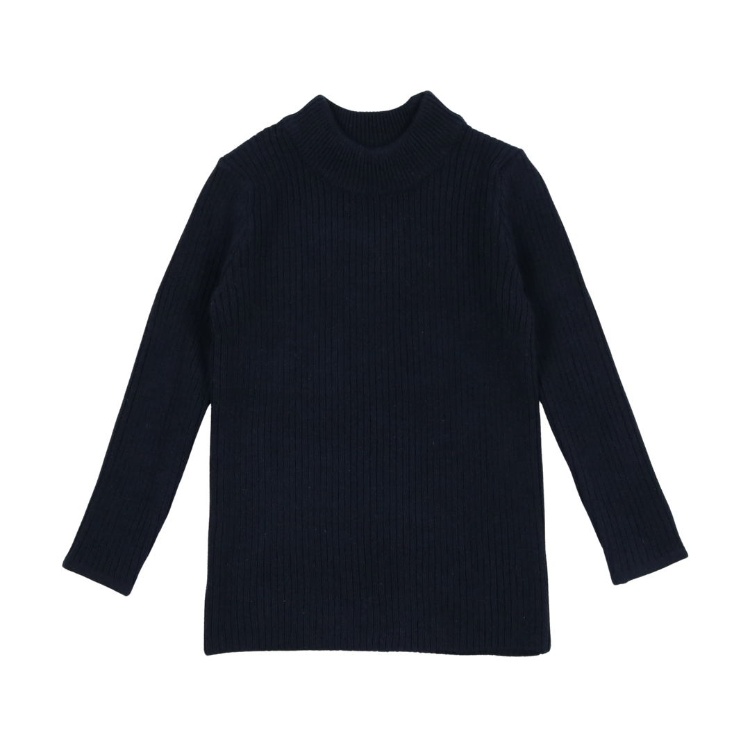 top l/s mockneck knit