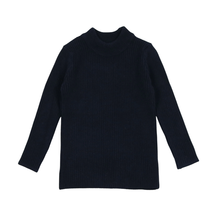 top l/s mockneck knit