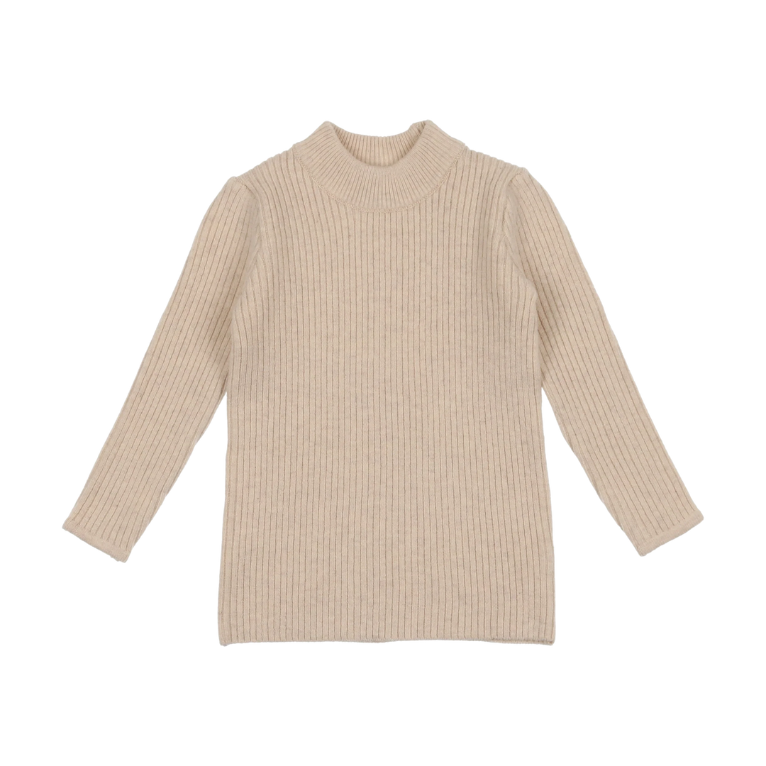 top l/s mockneck knit