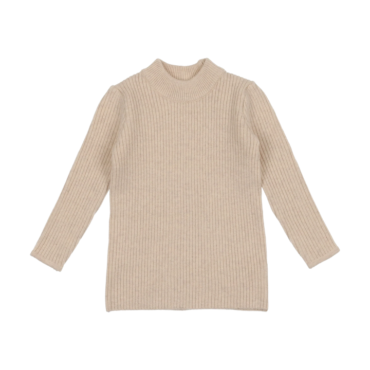 top l/s mockneck knit