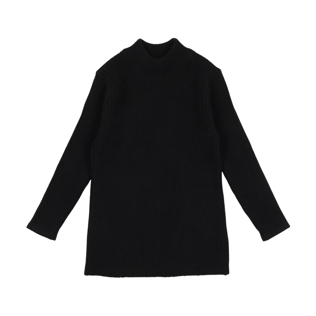 top l/s mockneck knit
