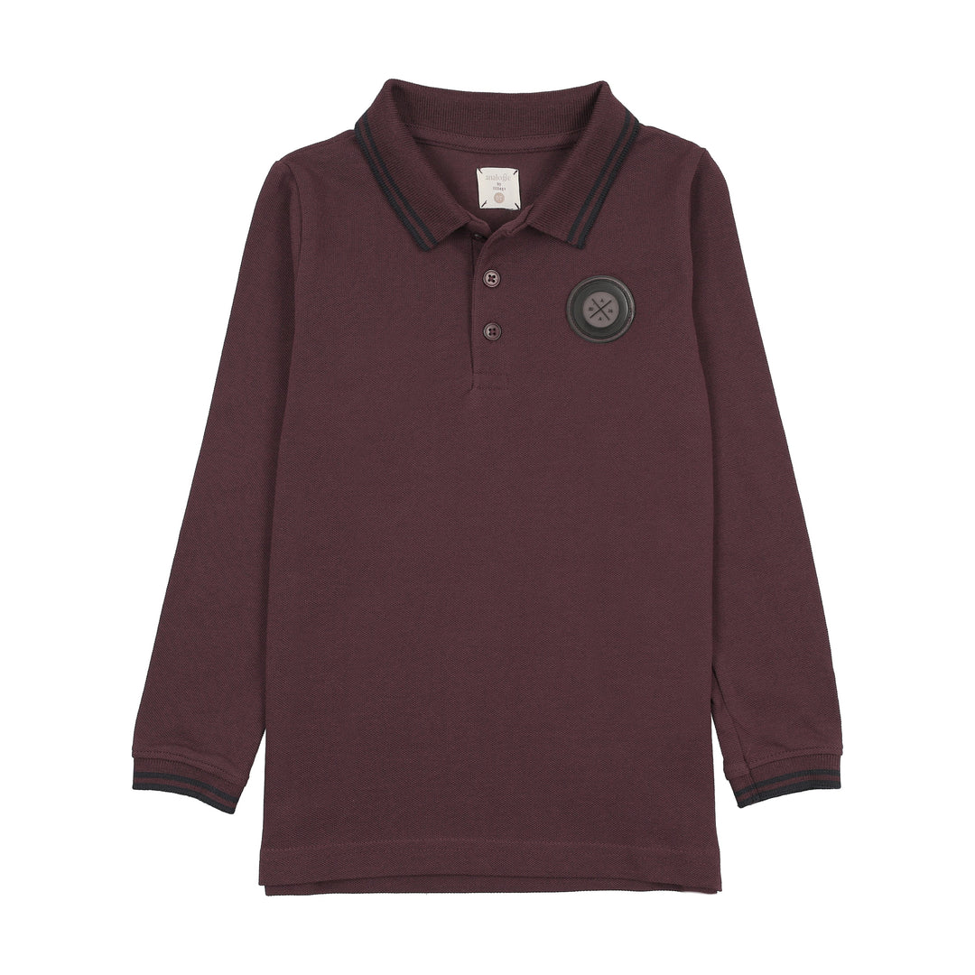 polo l/s double stripe