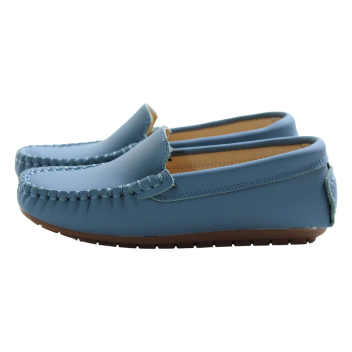 shoes moccasin loafer silky leather