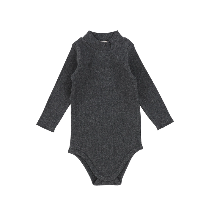 onesie l/s ribbed mockneck