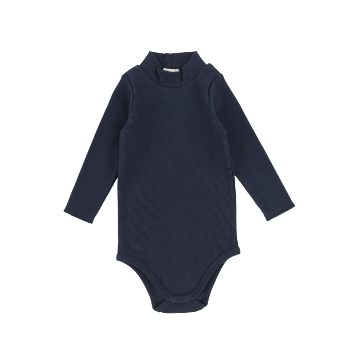 onesie l/s ribbed mockneck