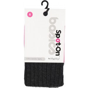 ribbed cotton tights basic