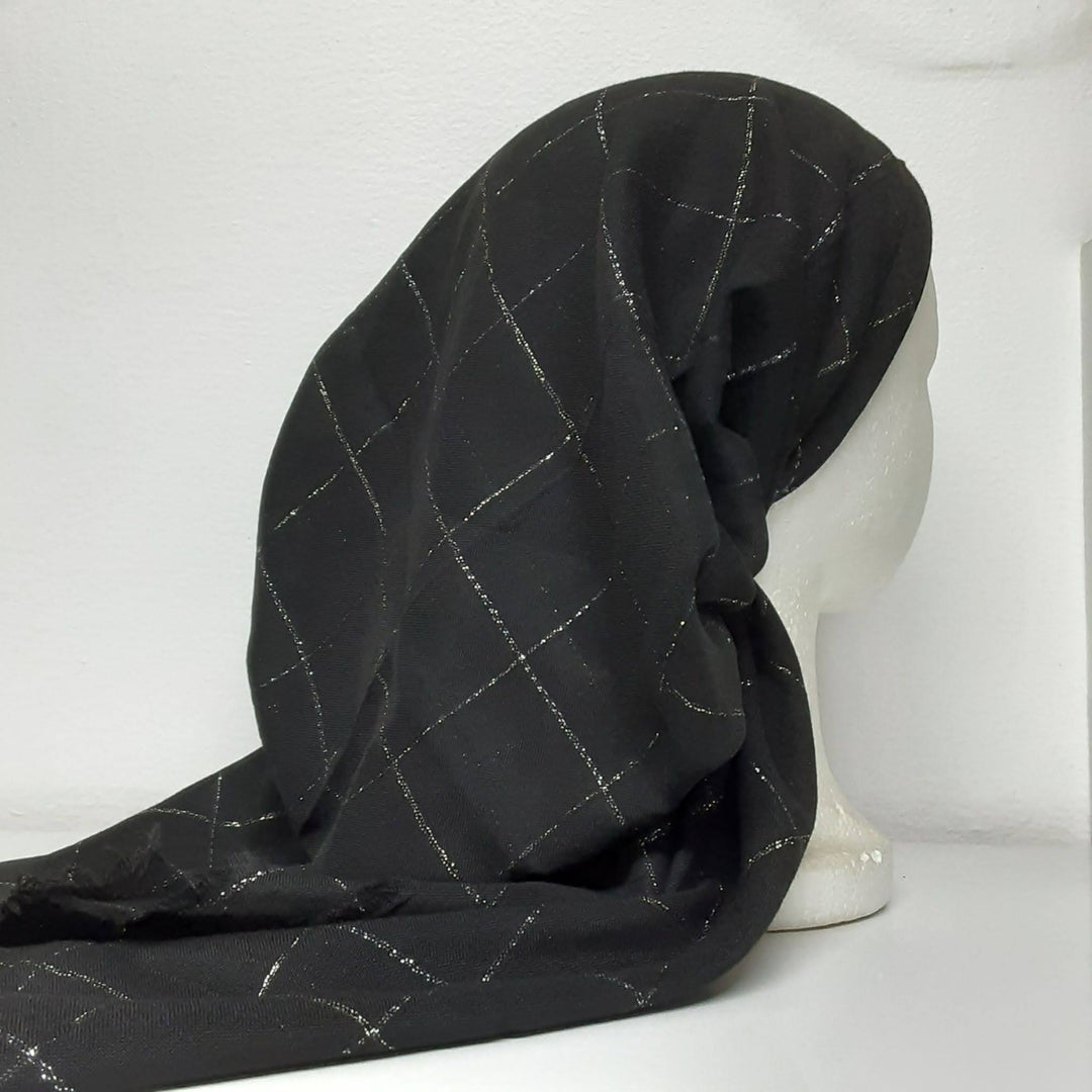 headscarf closed outline square