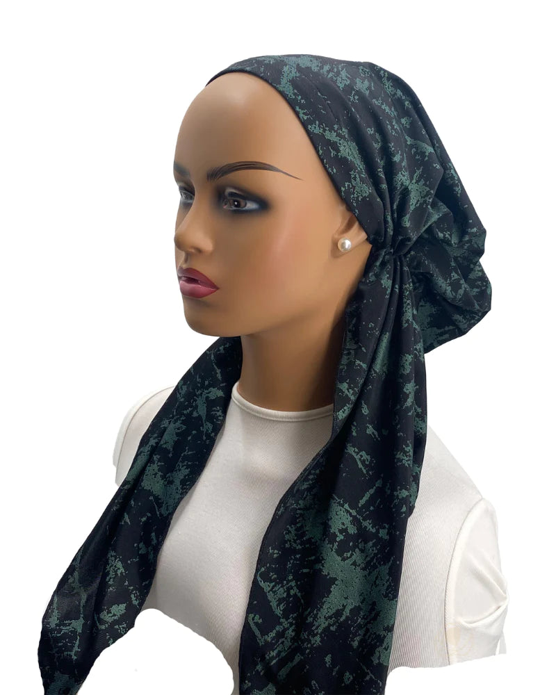 headscarf simple abstract shimmer