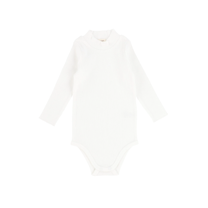 onesie l/s ribbed mockneck