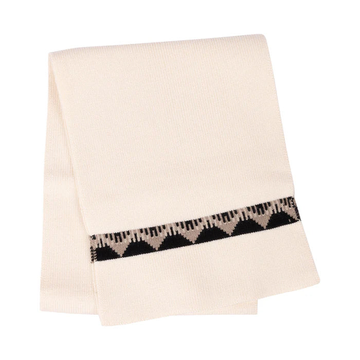 scarf jacquard trim