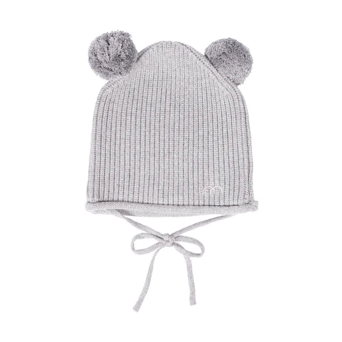 hat rolled edge pom pom beanie