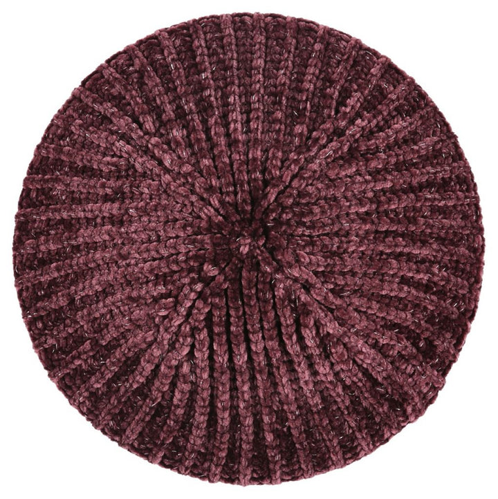 snood ribbed velvet lurex