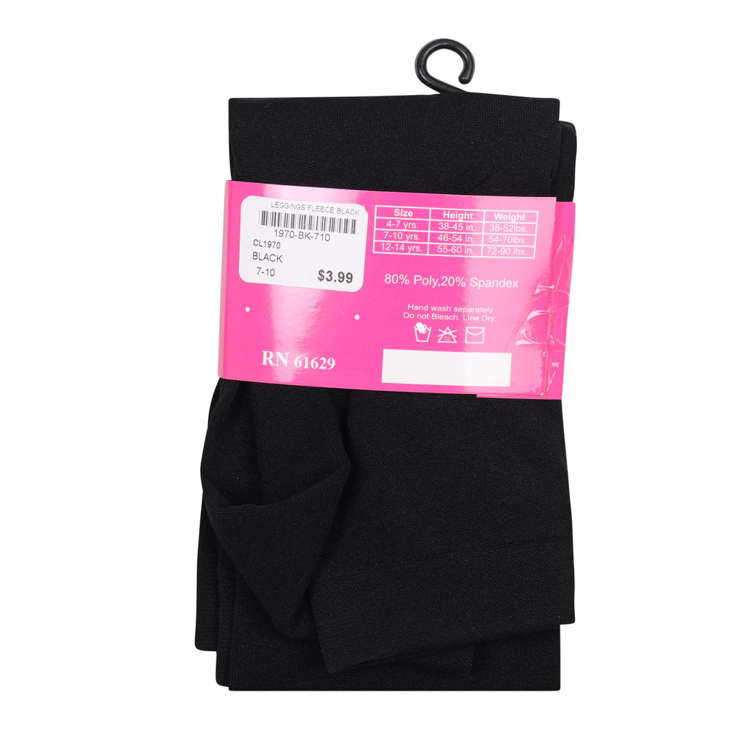 leggings fleece black