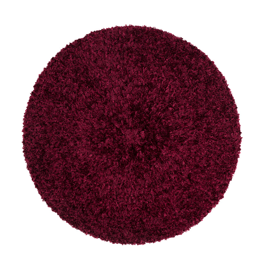 snood chenille solid long lined