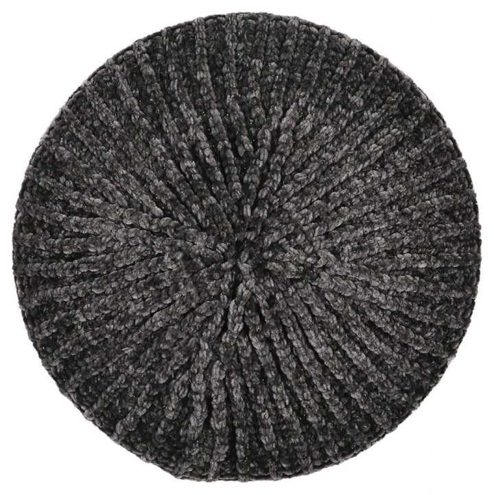 snood ribbed velvet lurex