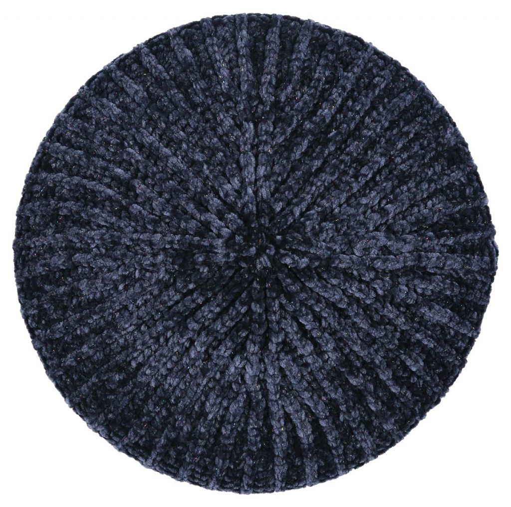 snood ribbed velvet lurex