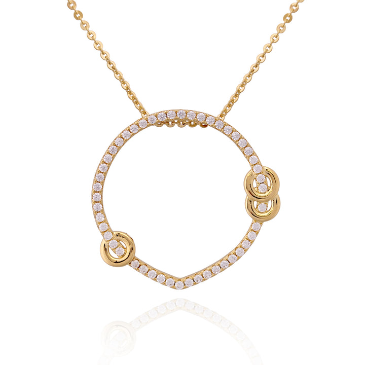 necklace pendant pointed circle