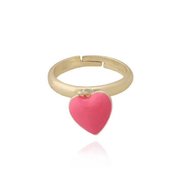 ring heart charm